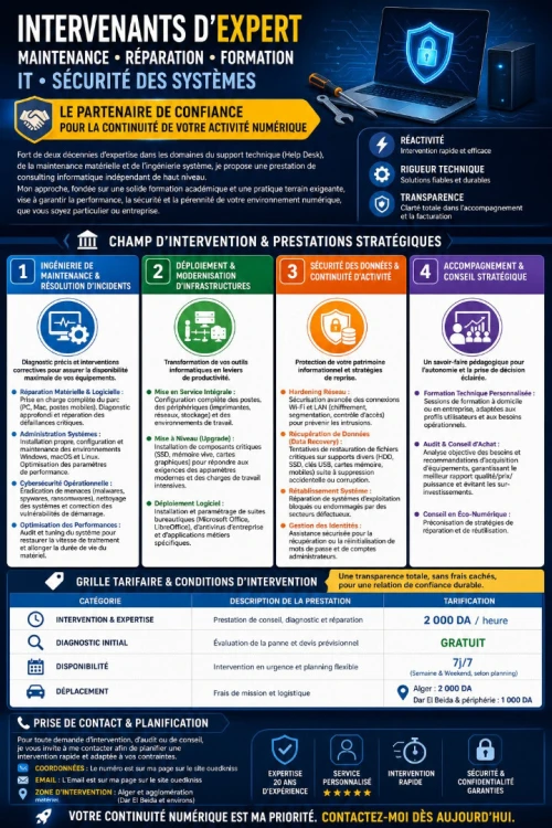 SOLUTIONS INFORMATIQUES AVANCÉES & CONSULTING TECHNIQUE (à domicile)