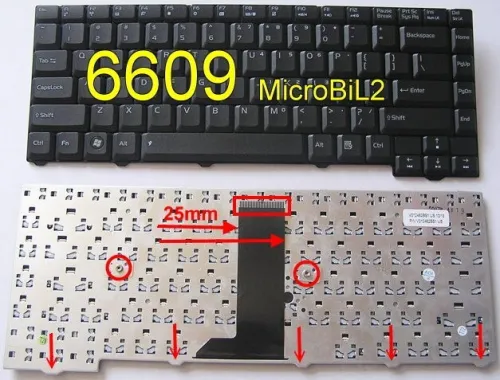 Clavier d'ordinateur Portable LAPTOP