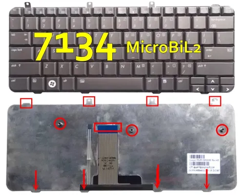 Clavier d'ordinateur Portable LAPTOP