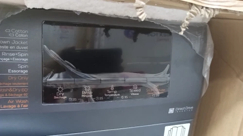 Promo Machine a laver TCL 10.5kg séchante 20 de Garantie inverter direct drive VAPEUR