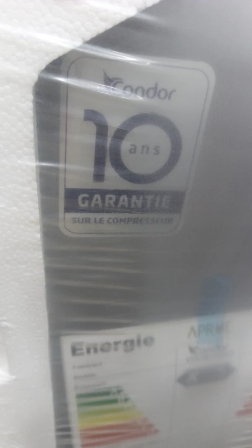 Promo Congélateur condor 260 95cm 10 ans de Garantie inverter Gris bahut coff
