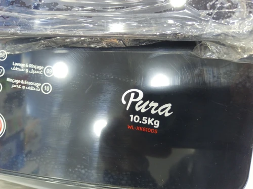 Promo machine a laver cristor 10.5kg Grise top