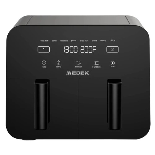  Friteuse Air fryer 9L MEDEK deux compartiment  