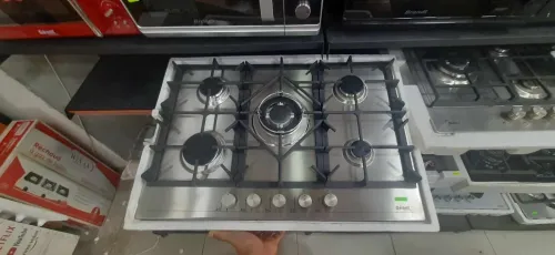 PROMOTION PLAQUE DE CUISSON GEANT 5 FEUX INOX THERMOCOUPLE