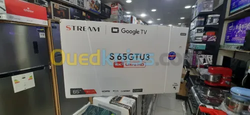 PROMOTION TV STREAM 65 GOOGLE TV ANDROID 14 4K UHD BORDERLESS