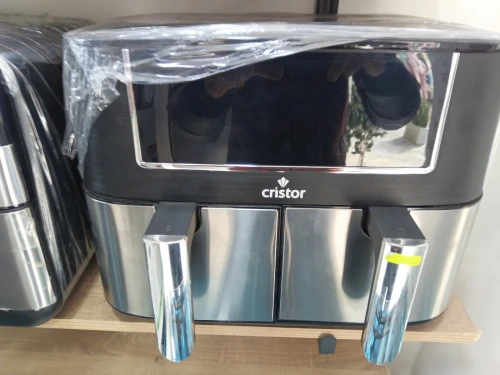 PROMO AIR FRYER CRISTOR DOUBLE BAC TACTILE AVEC AFFICHEUR 9L