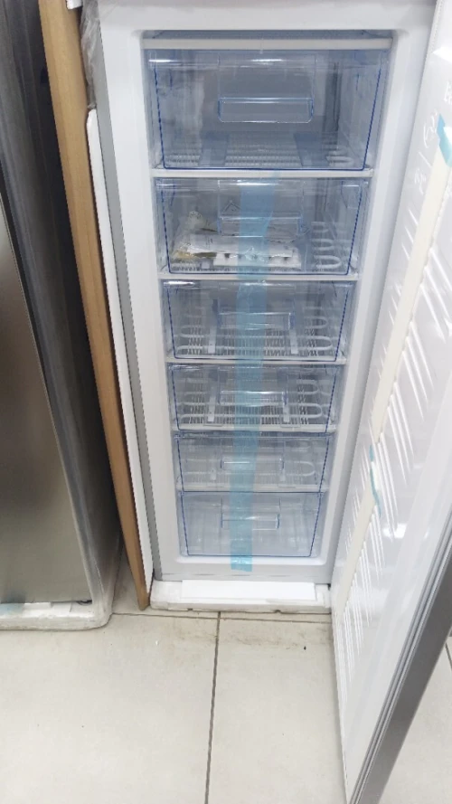 PROMO Congélateur Raylan VERTICAL 260 litres 6 tiroirs Gris no-frost