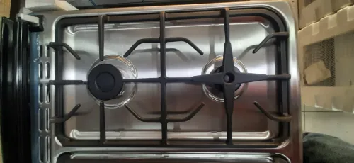 PROMOTION CUISINIERE BLEU MONDE INOX GAZ/GAZ VENTILE 