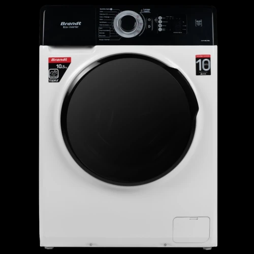 PROMOTION MACHINE A LAVER BRANDT 10.5KG WHITE INVERTER VAPEUR 104QVWBL