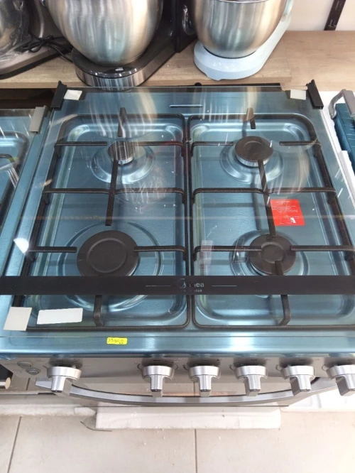 PROMO CUISINIÈRE MIDEA INOX VENUS 4 FEUX NEW MODEL VENTILÉ CATALYSEUR