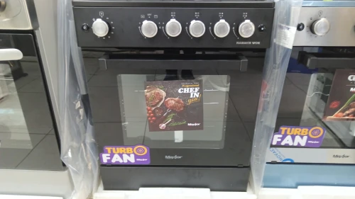 promo cuisinière maxtor Noir 4 feux ventilé Hammer wok tabouna fonte 