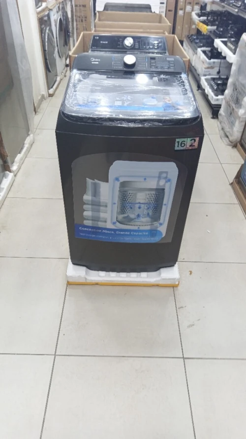 Promo Machine a laver midea 16kg top Gris mode turbo 2 ans de Garantie