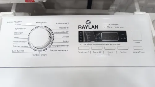 machine a laver Raylan top 7.5kg 12000TR/MIN européenne INVERTER 
