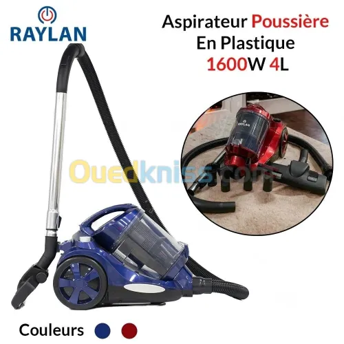 Aspirateur Poussière 1600W 4L Raylan Bleu