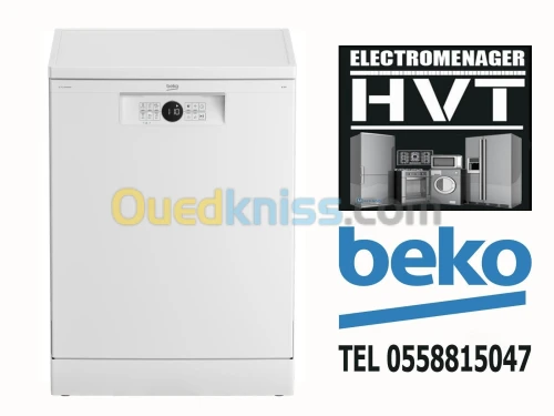 PROMOTION LAVE VAISSELLE BEKO 15 COUVERT 6 PROG WHITE