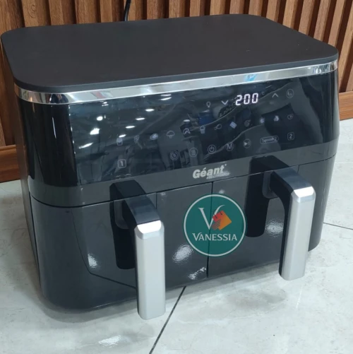 Friteuse À Air Marque Géant Double Bac 4,2L