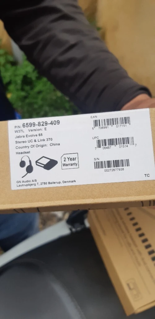 Casque jabra evolve65