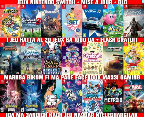 INSTALLATION JEUX NINTENDO SWITCH FLASHÉE / PUCÉE (+ FLASH GRATUIT + DLC + MISE A JOUR) -