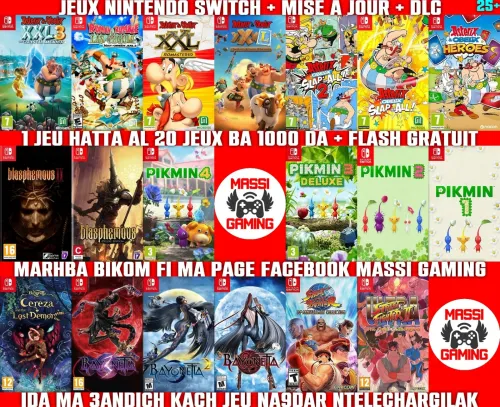 INSTALLATION JEUX NINTENDO SWITCH FLASHÉE / PUCÉE (+ FLASH GRATUIT + DLC + MISE A JOUR) --