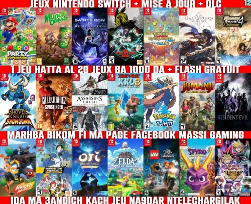 INSTALLATION JEUX NINTENDO SWITCH FLASHÉE / PUCÉE (+ FLASH GRATUIT + DLC) *