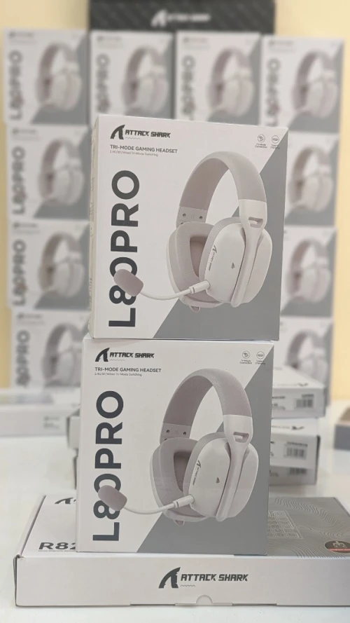 ATTACK SHARK L80PRO Wireless Gaming Headset - White -