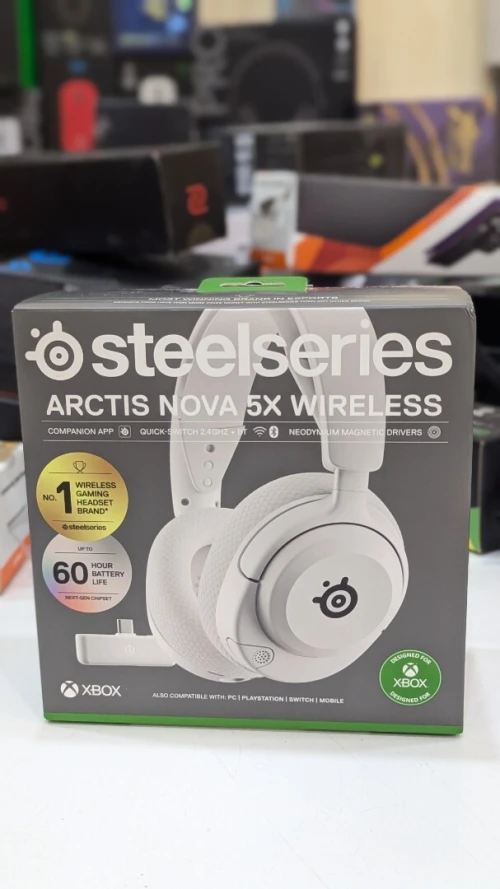 SteelSeries Arctis Nova 5X Wireless (White) -Xbox & Pc -
