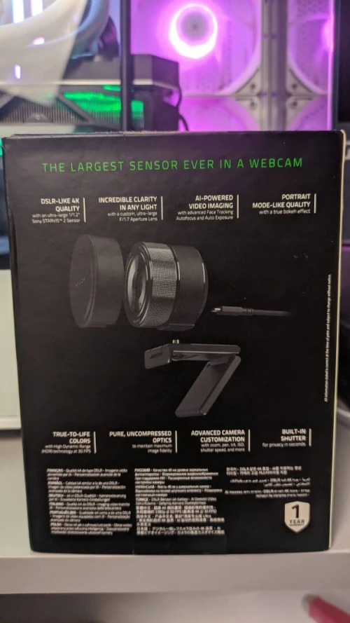 Razer Kiyo Pro Ultra - Webcam 4K 
