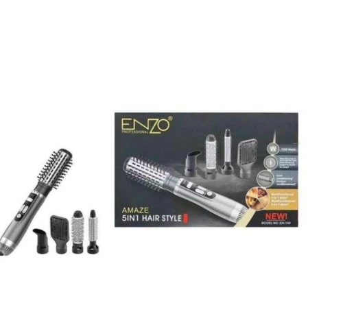 ENZO PROFESSIONAL Brosse Cheveux 5 En1 Professionnel