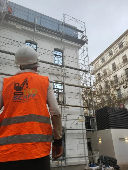 Location echafaudage facadier 