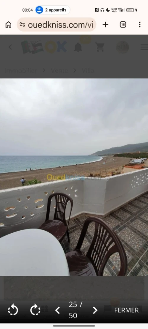 Vente Villa Béjaïa Beni ksila