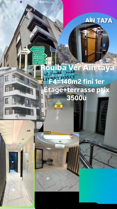 Vente Appartement F4 Alger Rouiba