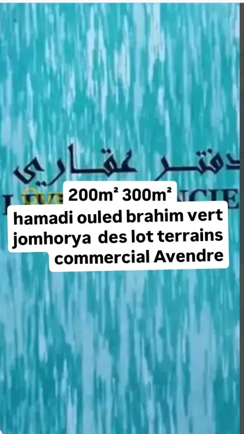 Vente Terrain Boumerdès Hammedi