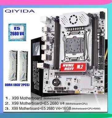 تجميعة قوية - Combo Carte Mère x99 + Ram 16Gb + Cpu E5 2680 V4