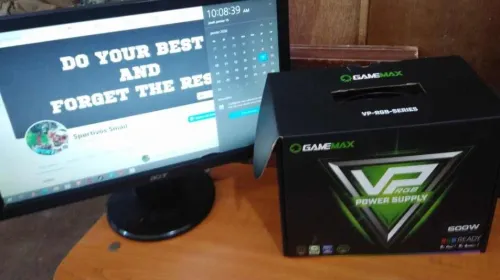 Alimentation GAMEMAX 600W 80+ BRONZE RGB SEMI-MODULAIRE