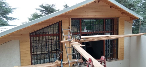 Construction des bungalows et chalets en bois 