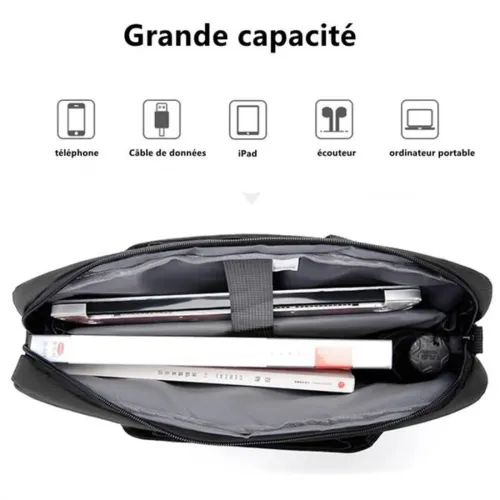 Cartable Laptop Unisexe - حقيبة كتف للحاسوب للجنسين