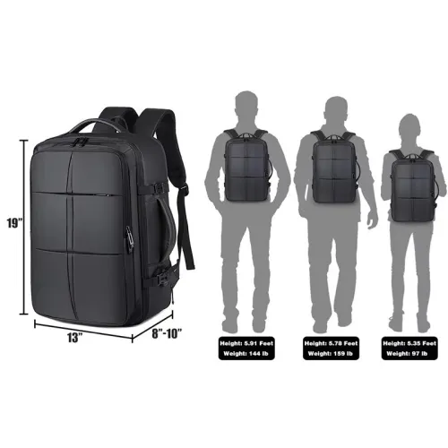 Sac a Dos Cartable Voyage Business 17 Pouces