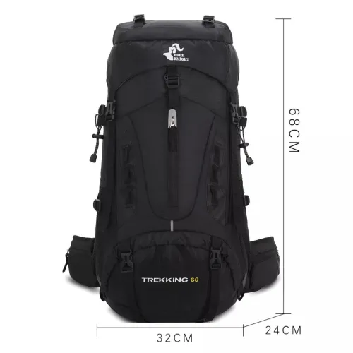 Sac à Dos de Randonnée 60 L avec Housse de Pluie