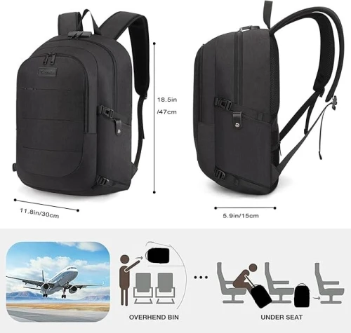 Sac à dos TZOWLA pour ordinateur de voyage antivol
