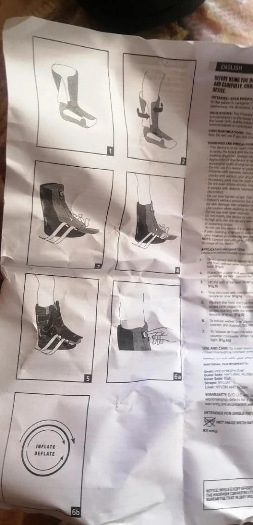 Botte de Marche Orthopedique
