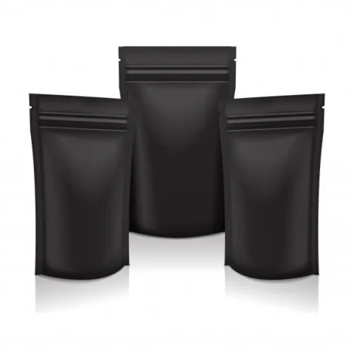 Emballage doypack kraft et transparent et aluminium 
