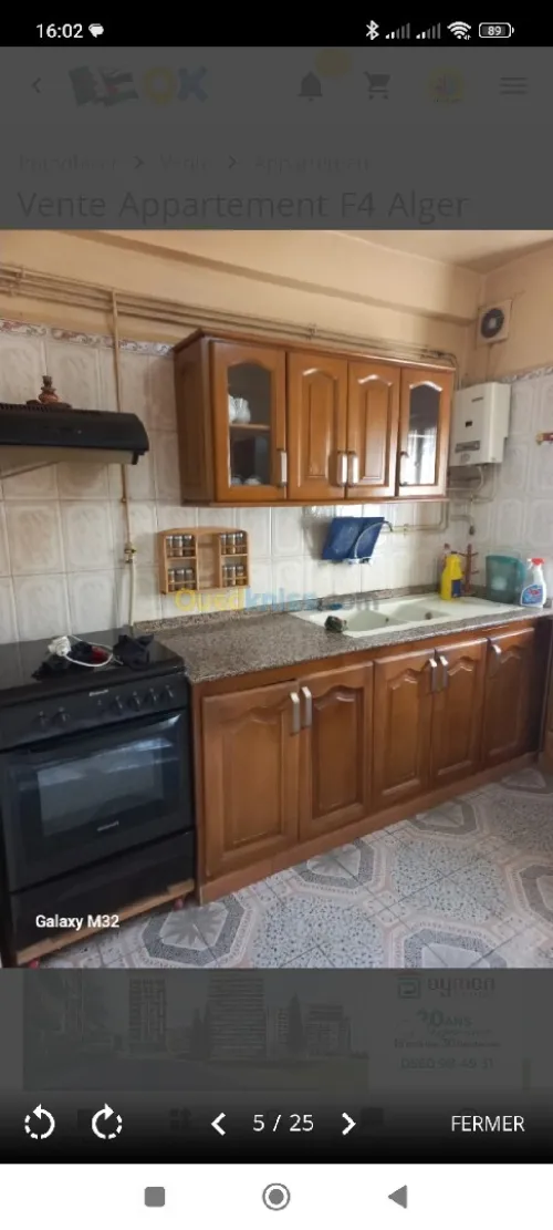 Vente Appartement F4 Alger Kouba