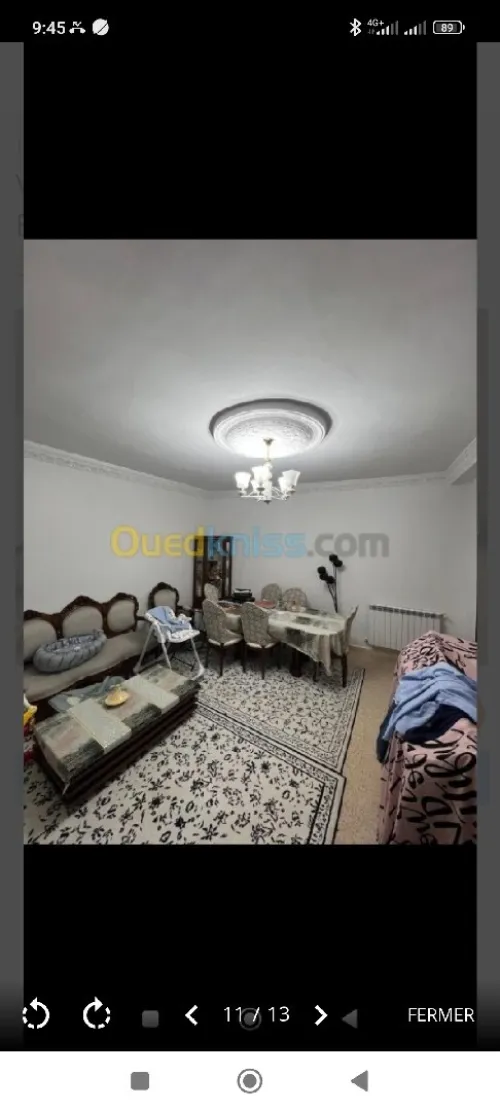 Vente Appartement Niveau de villa F3 Alger Kouba