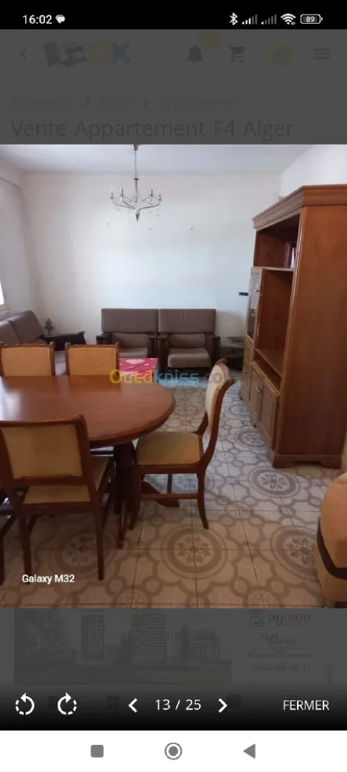 Vente Appartement F4 Alger Kouba