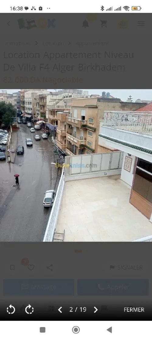 Location Appartement F4 Alger Birkhadem