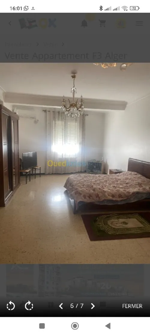 Vente Appartement F3 Alger Birkhadem