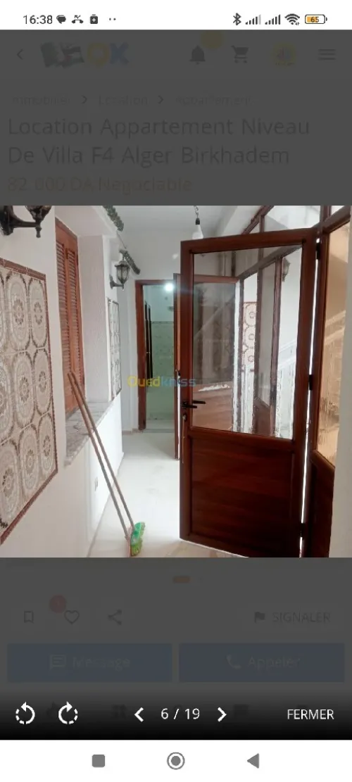 Location Appartement F4 Alger Birkhadem