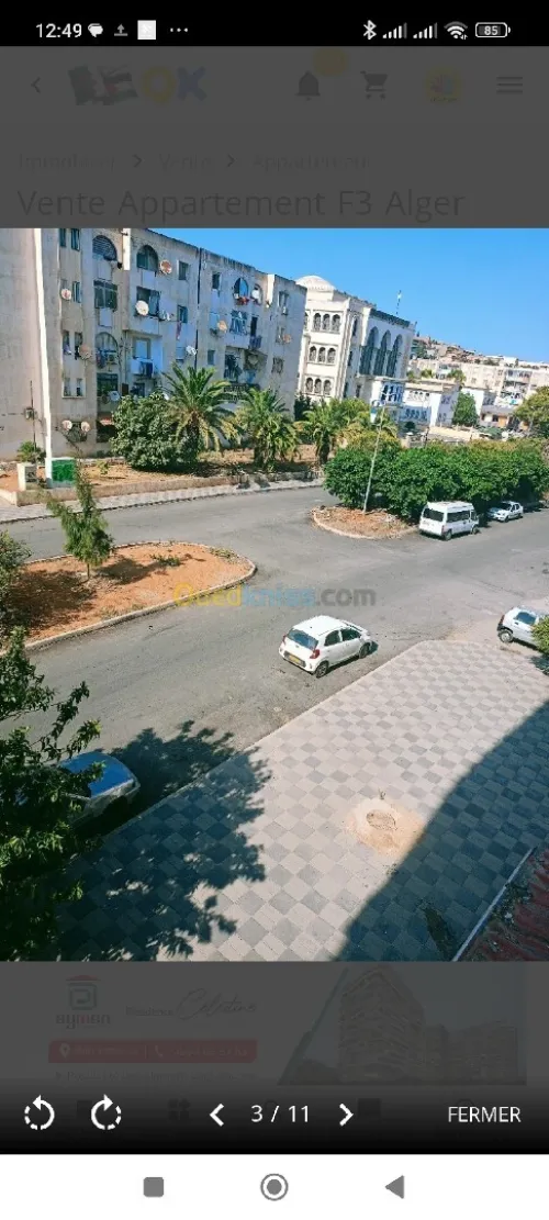 Vente Appartement F3 Alger Kouba
