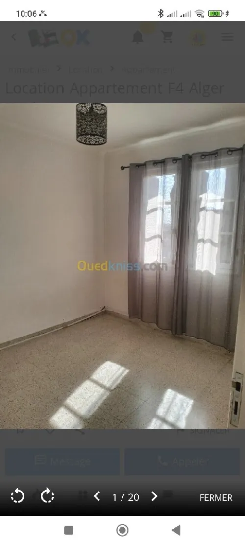 Location Appartement F4 Alger Kouba
