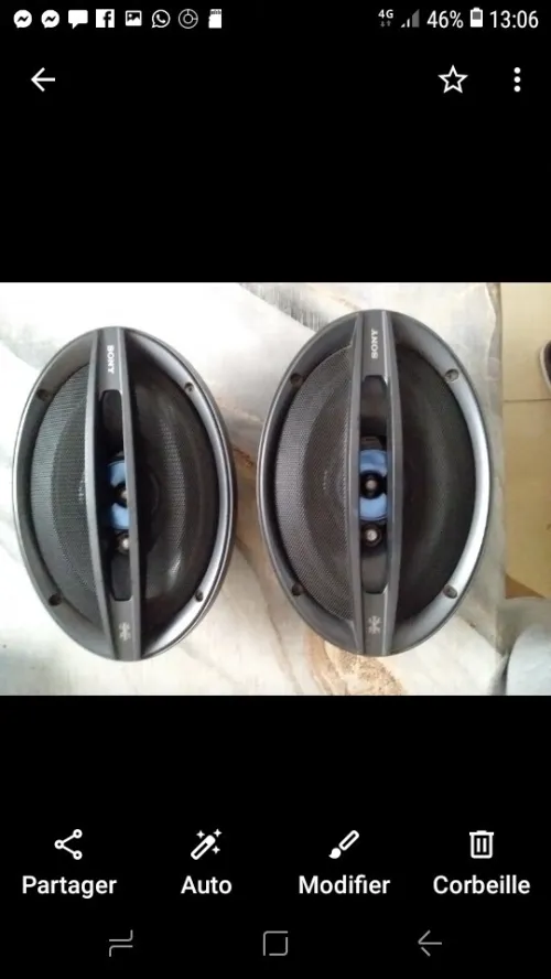 Baffe Sony ovale 